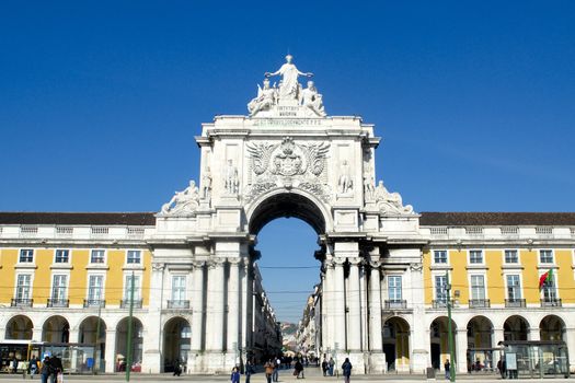 Arch of Terreiro do Pa�o  at Lisbon