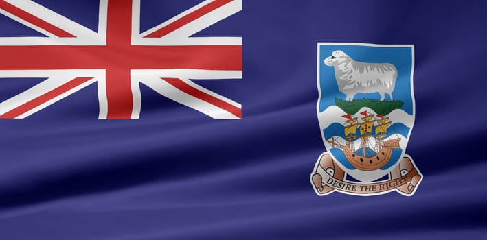 High resolution flag of the Falkland Islands