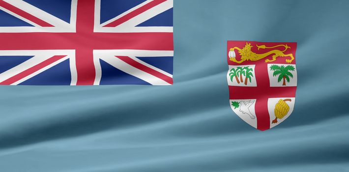 High resolution flag of Fiji