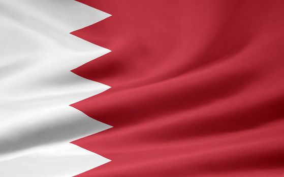 High resolution flag of Bahrein