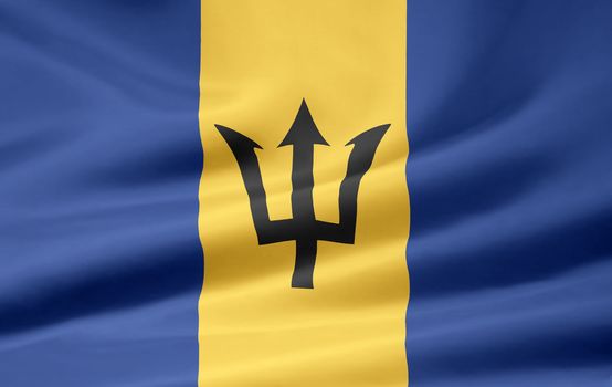 High resolution flag of Barbados