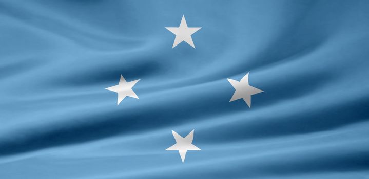 High resolution flag of Micronesia