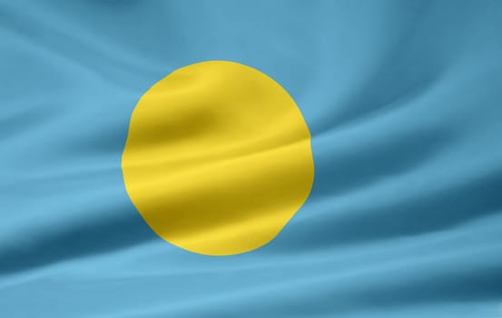 High resolution flag of Palau