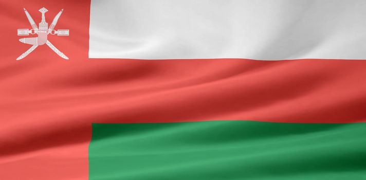 High resolution flag of Oman