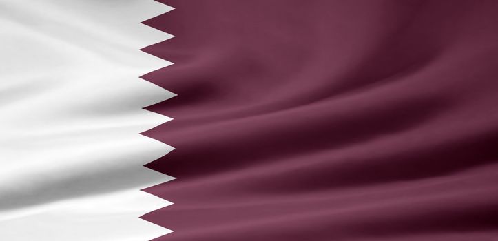 High resolution flag of Qatar