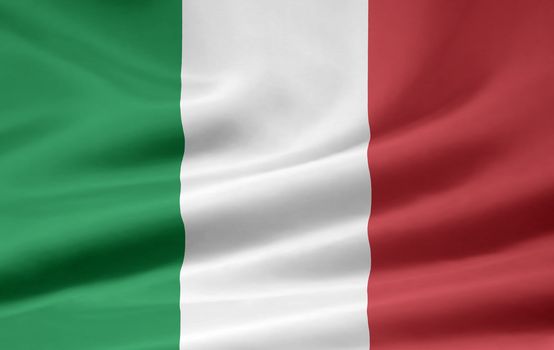High resolution flag of Italy