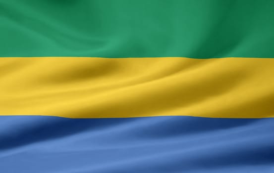 High resolution flag of Gabon