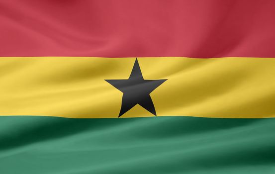 High resolution flag of Ghana