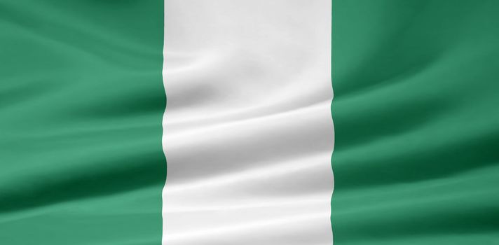 High resolution flag of Nigeria