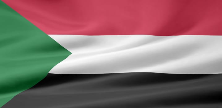 High resolution flag of Sudan