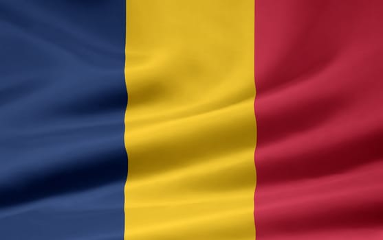 High resolution flag of Chad