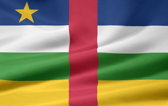 High resolution flag of Central African Republic