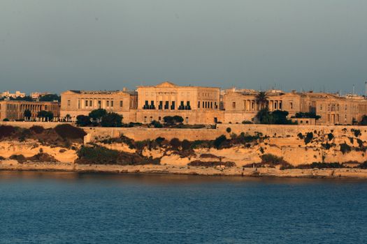 view of the old infermeria in Kalkara