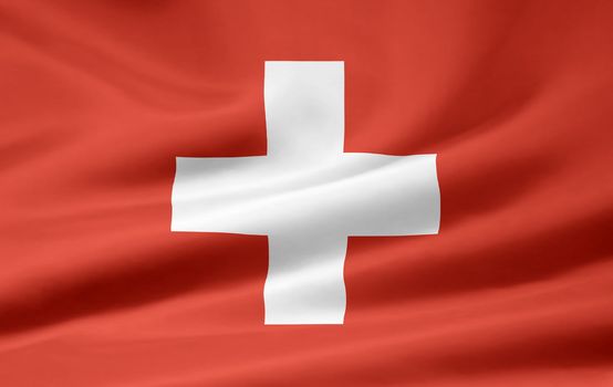 High resolution flag of Switzerland