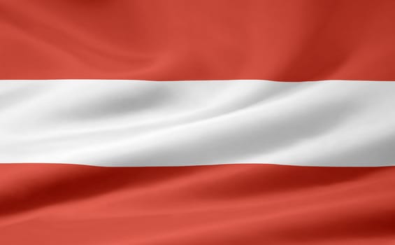 High resolution flag of Austria
