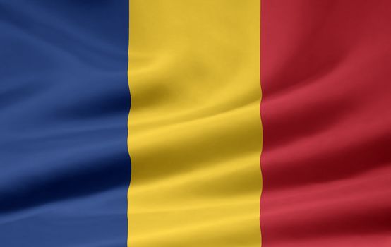 High resolution flag of Romania