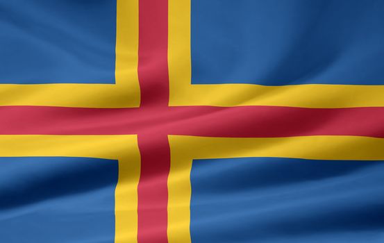 High resolution flag of Aland
