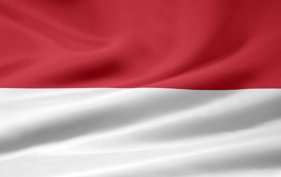 High resolution flag of Indonesia