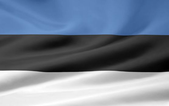 High resolution flag of Estonia