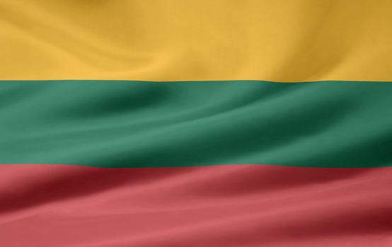 High resolution flag of Lithuania