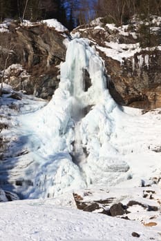 Steinsdalsfossen Waterfall in Norheimsund, Norway