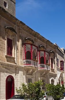 Medieval home in the city of Mdina in Malta