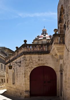 Medieval home in the city of Mdina in Malta