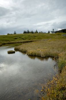 Small lake at Thingvellir National park