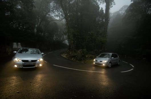 Automobiles at Sintra, Portugal