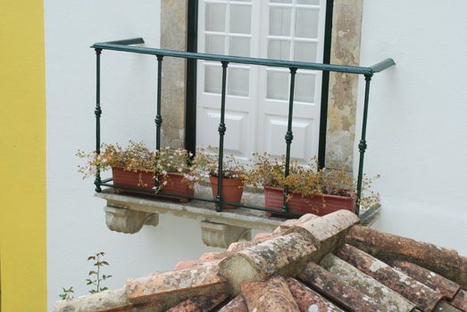 photo of a beautiful and traditional window balcony in Sintra