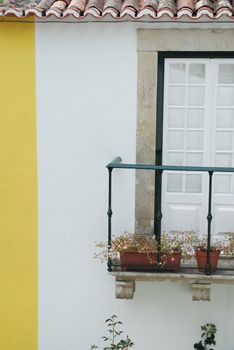 photo of a beautiful and traditional window balcony in Sintra