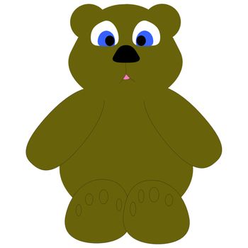 cute bear illustration