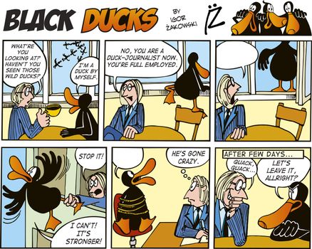 Black Ducks Comic Strip episode 55