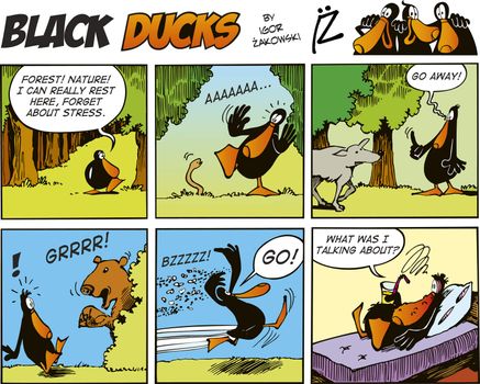 Black Ducks Comic Strip episode 58