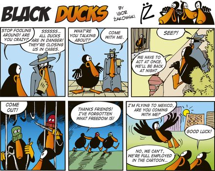Black Ducks Comic Strip episode 60