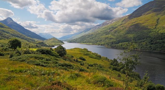 Loch Leven is a fresh water loch in the Scottish Highlands.