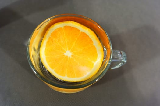 Orange fruit in water