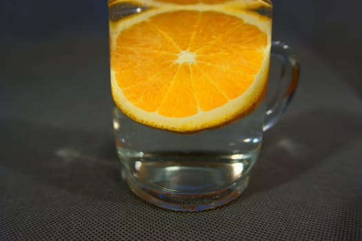 Orange fruit in water