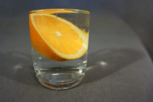 Orange fruit in water