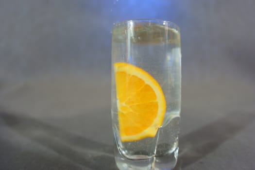 Orange fruit in water