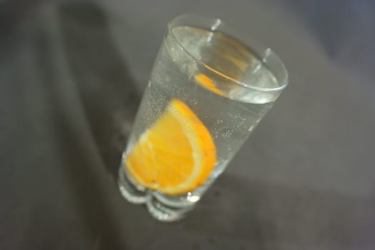 Orange fruit in water