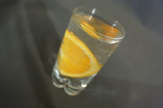 Orange fruit in water