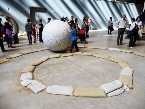 The reopening of Robert Morris installation in the Tate Modern on the 13th June 2009.
