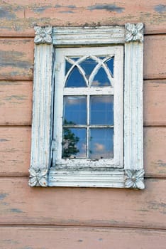 Antique wood about a hundred years old windows are already the subject of heritage