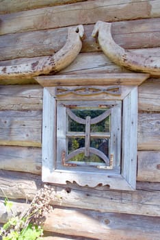 Antique wood about a hundred years old windows are already the subject of heritage