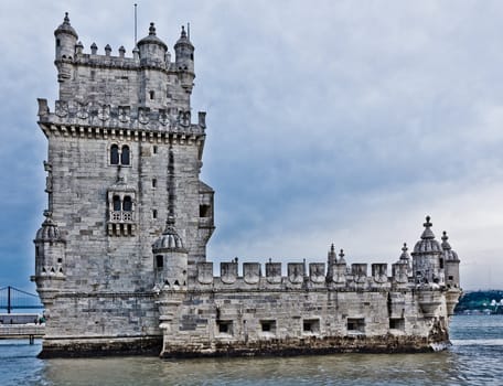 Tower of Belem (Torre de Belem) in Lisbon, Portugal