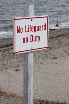 Lifeguard Sign