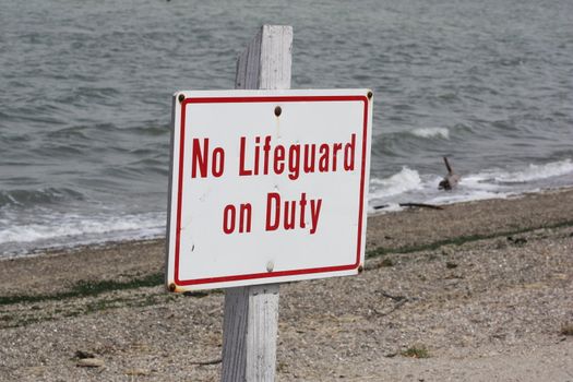 Lifeguard Sign