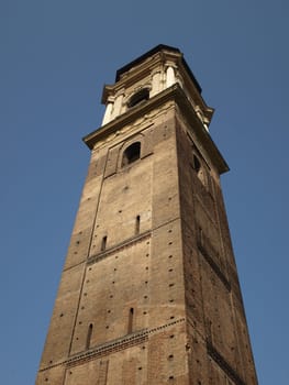 Bell tower at the Turin Cathedral church