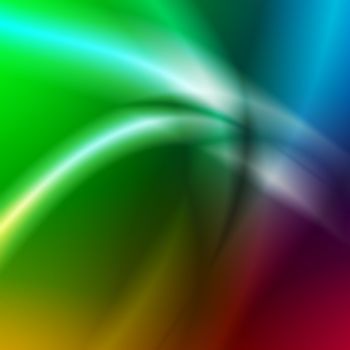 abstract light blured lines over rainbow background